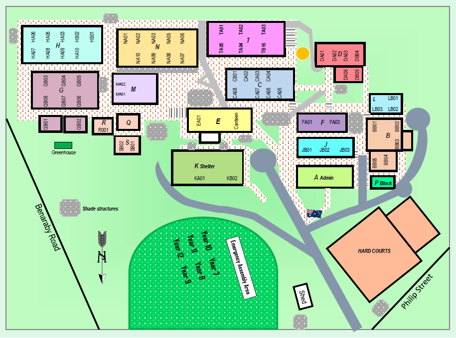 Torrance High School Campus Map
